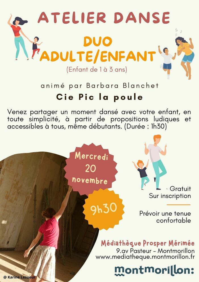 Atelier danse duo adulte/enfant