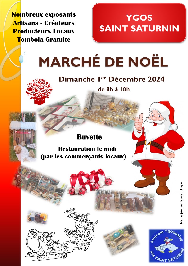 Le Marché de Noël  à Ygos-Saint-Saturnin