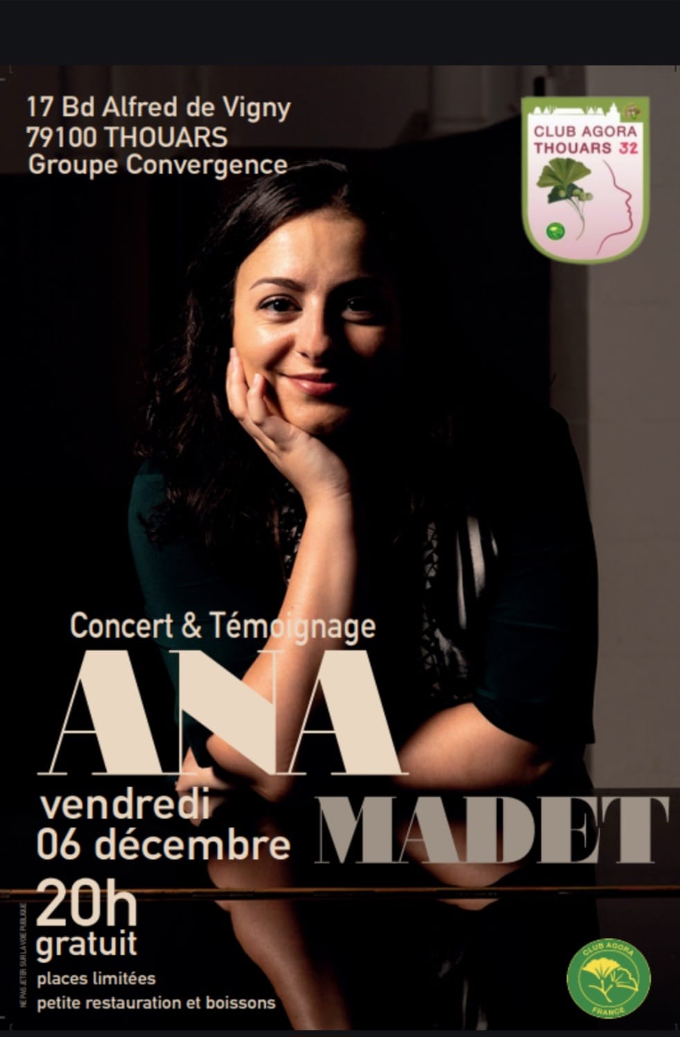 Concert & Témoignage Ana Madet