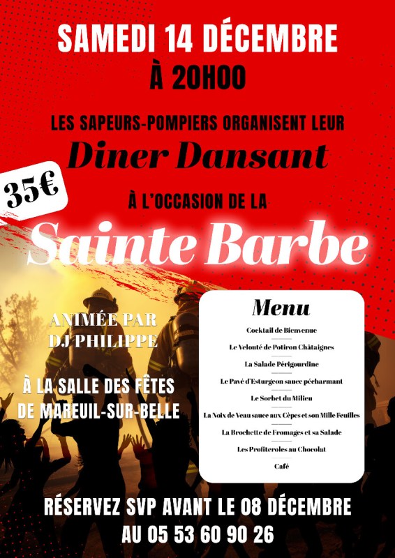 Dîner dansant de la Sainte-Barbe