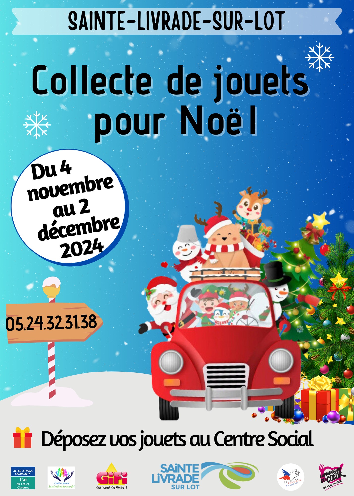 Collecte de jouets pour Noël