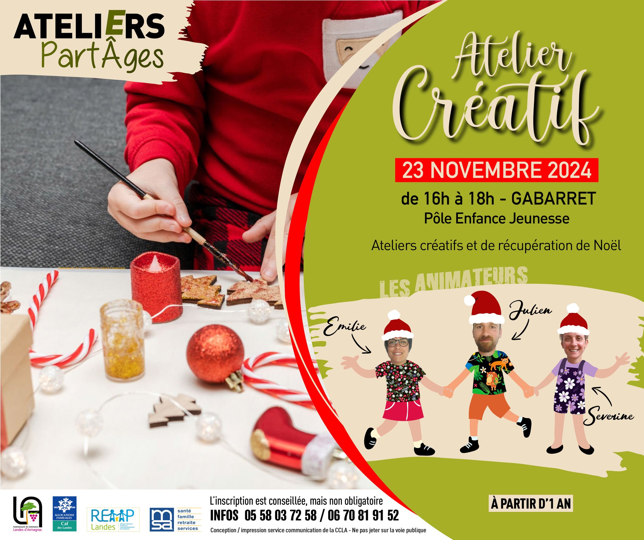 Ateliers PartÂges : atelier créatif