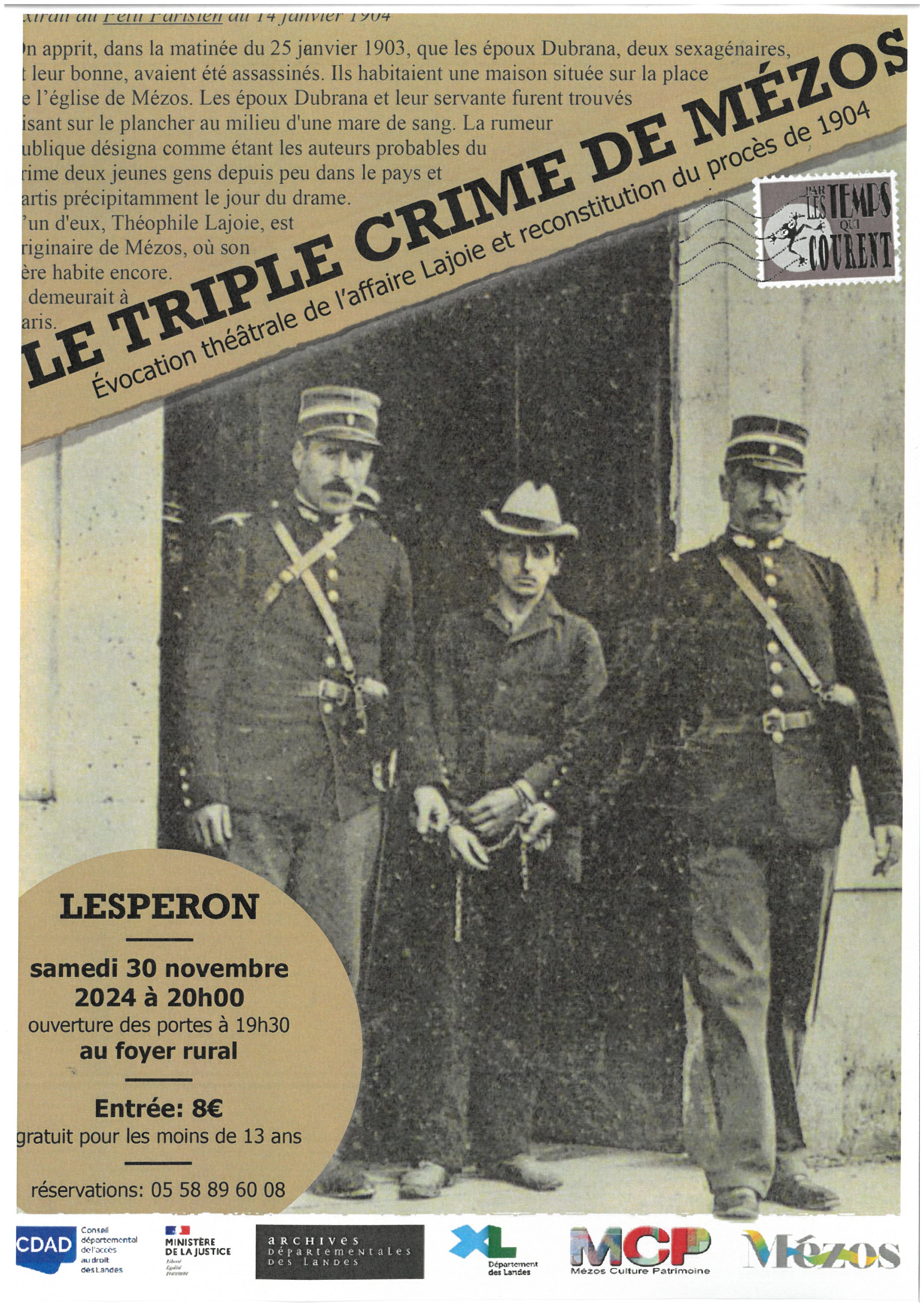 Le triple crime de Mézos