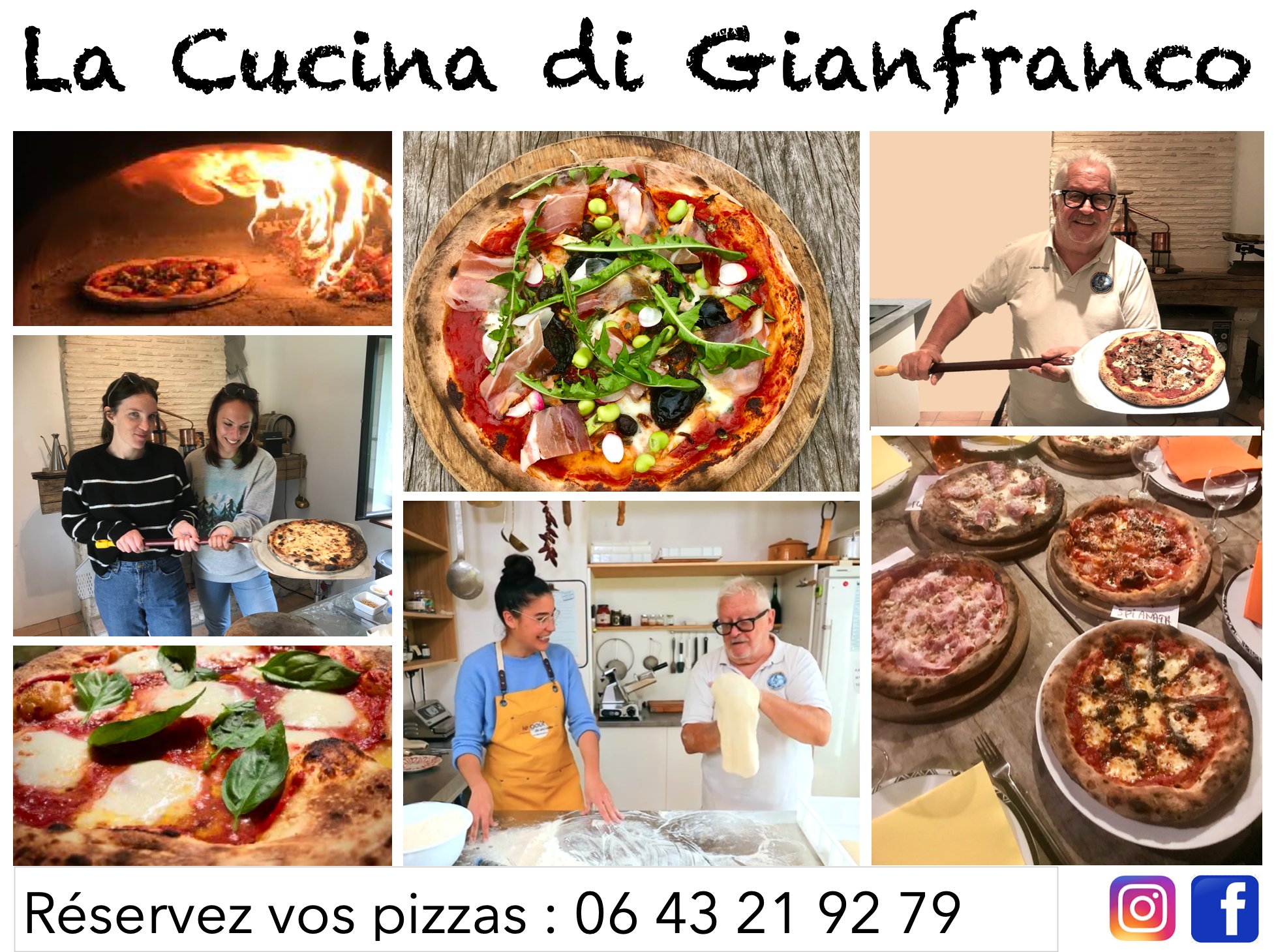 Atelier de confection de Pizzas à la Cucina di Gian Franco (1/2)