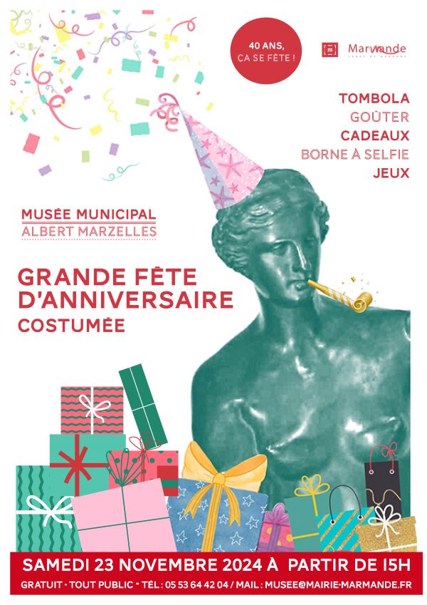 Grande fête d'anniversaire du Musée Marzelles