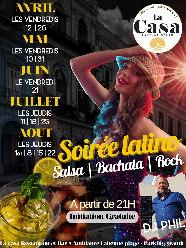 Soirée latino- Salsa Bachata Rock (1/1)