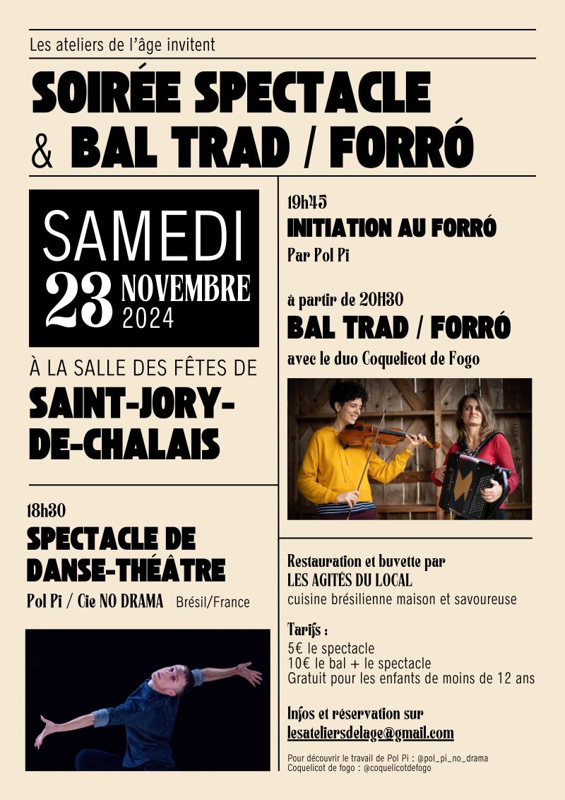 Soirée danse-théâtre et bal trad