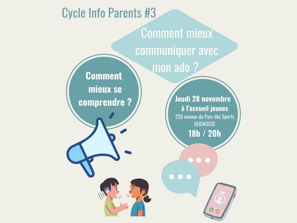 // COMPLET // Cycle info parents #3 – Comment mieux communiquer avec mon ado ?