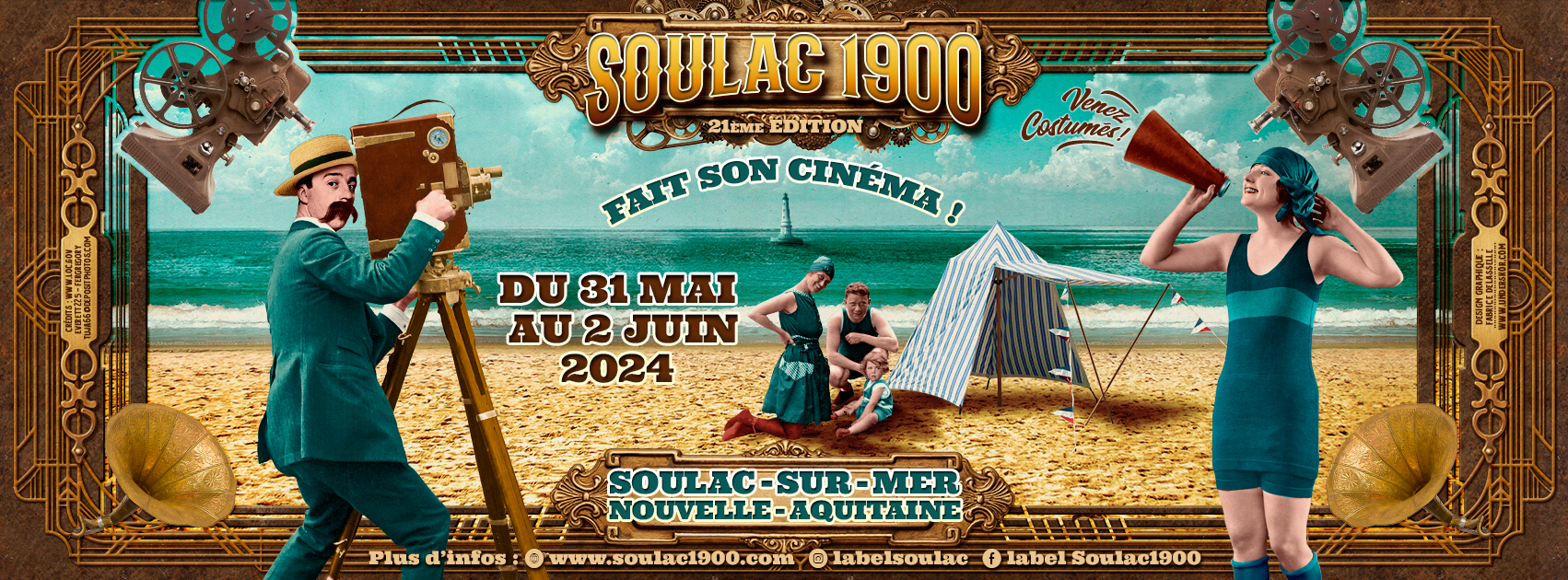 21ème édition : Soulac 1900 fait son cinéma ! (1/2)