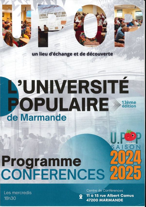 Conférence UPOP 