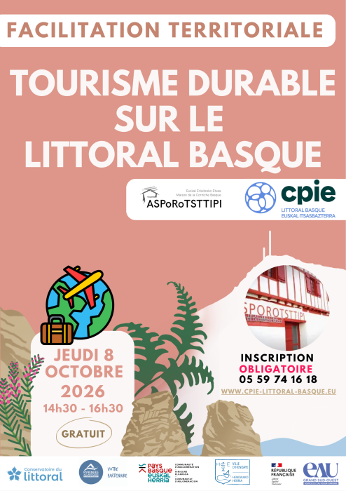 Tourisme nature, tourisme durable sur le littoral basque.