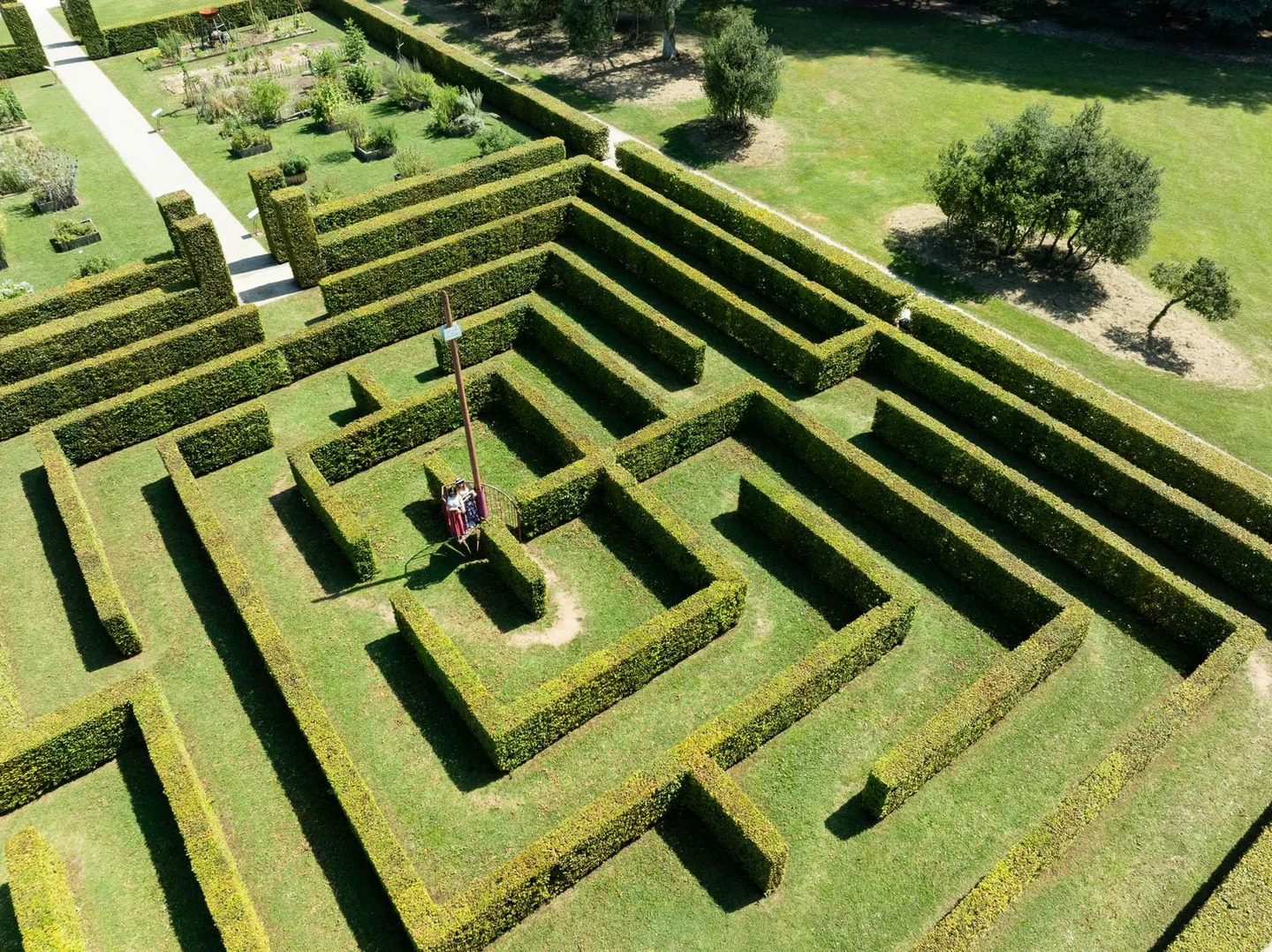 Circuit course d'orientation - parcours bleu