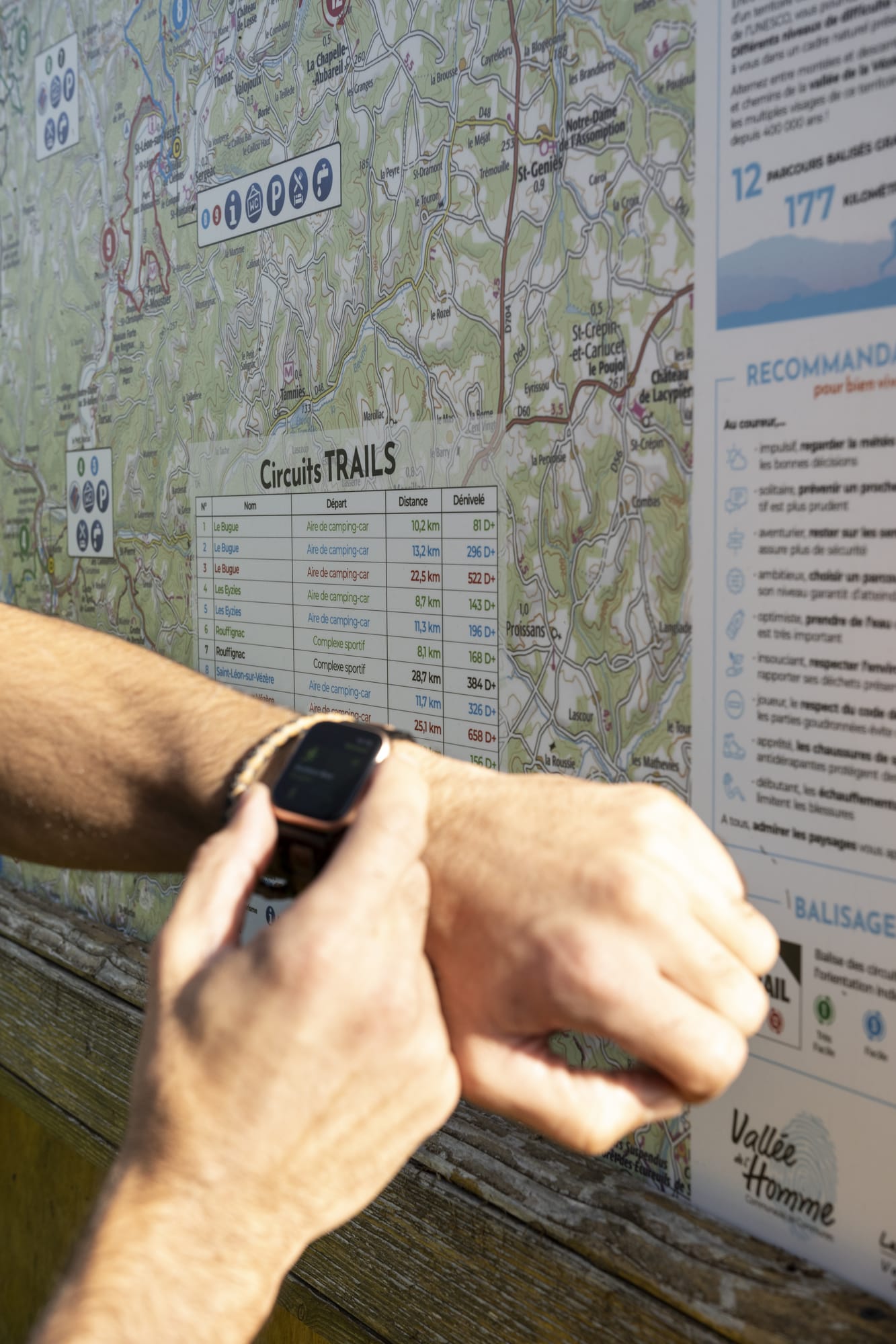 Parcours trail Le Bugue n°3