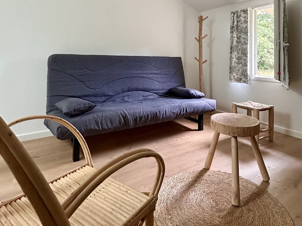 Domaine d'Écoline - Suite Château - Chambre et canapé-lit