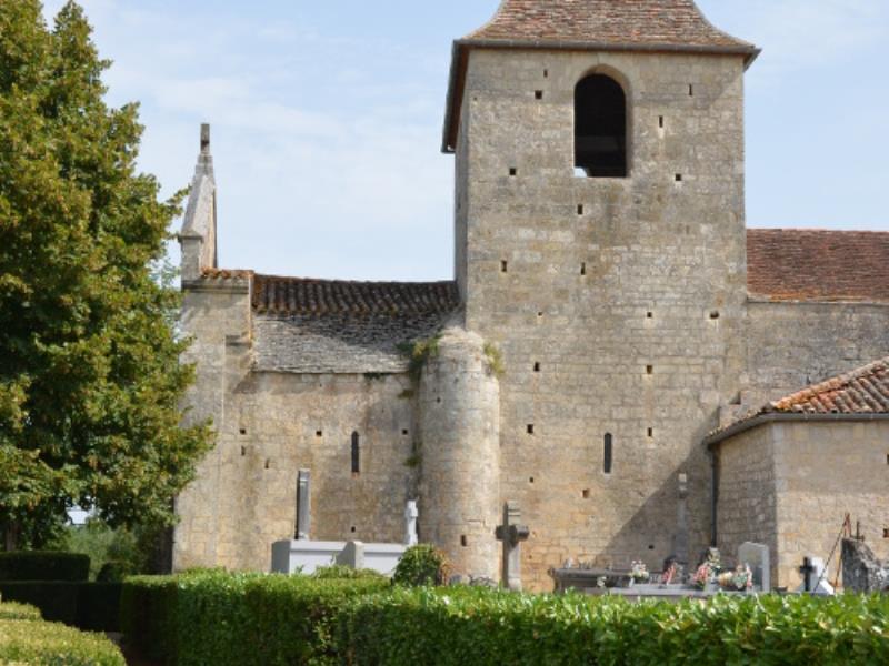 Gavaudun, dans la vallée de la Lède