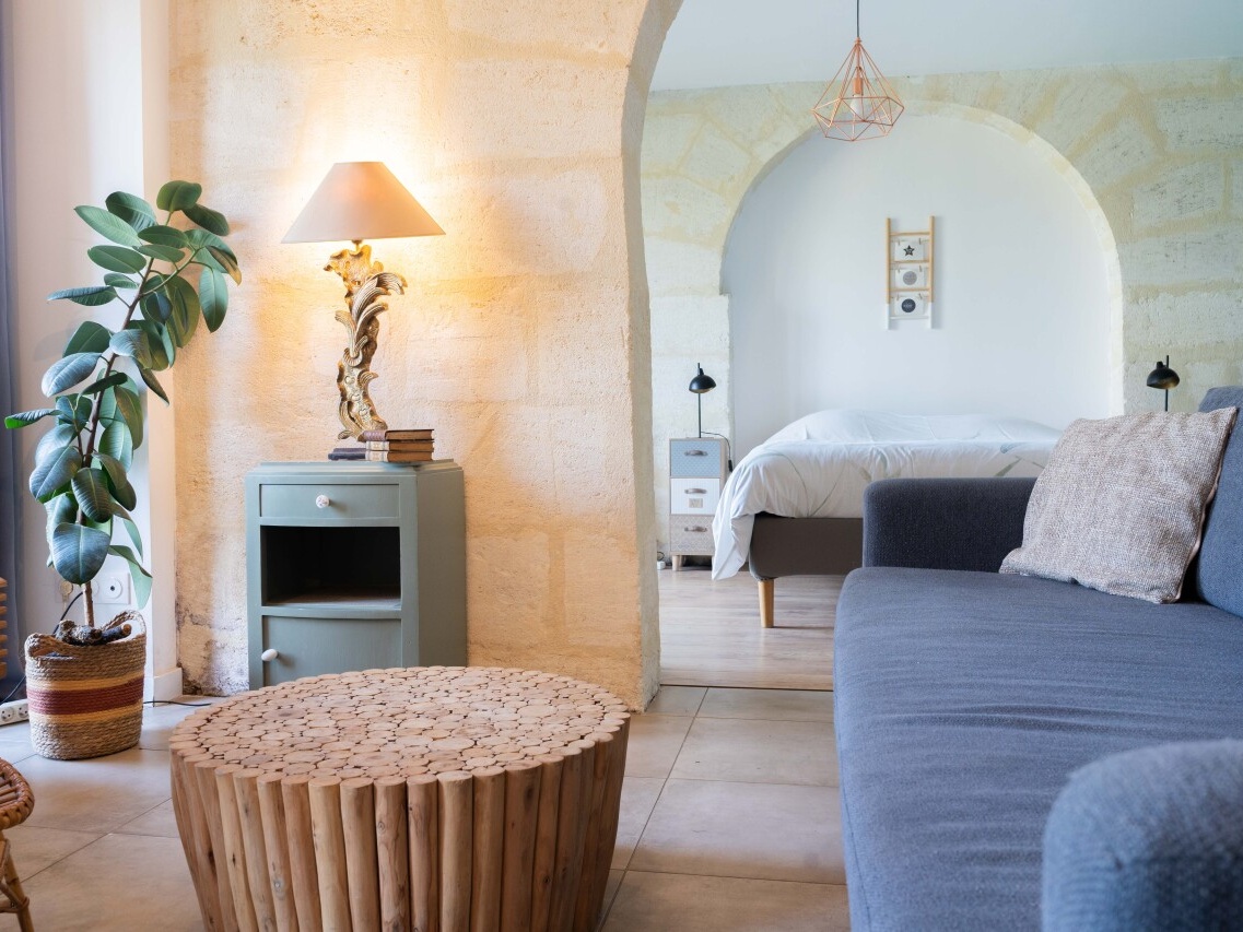 Domaine d'Écoline - Le Chai - Chambre lit 180 cm
