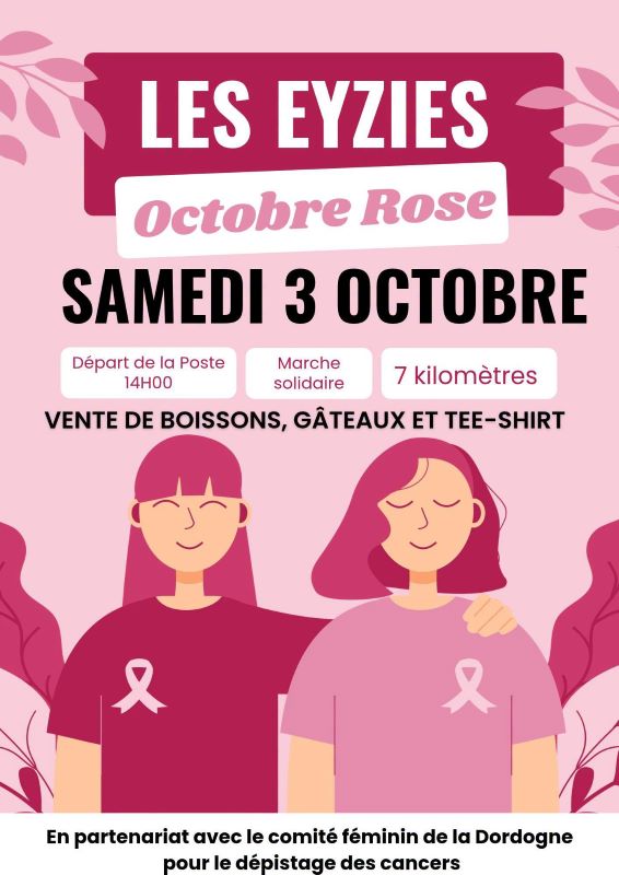 Octobre Rose - Les Eyzies