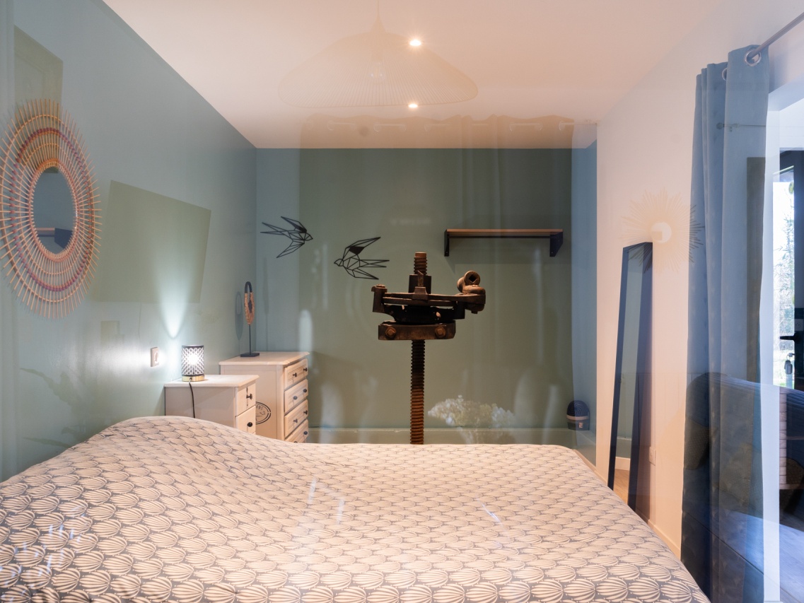 Domaine d'Écoline - Pressoir - Chambre lit double