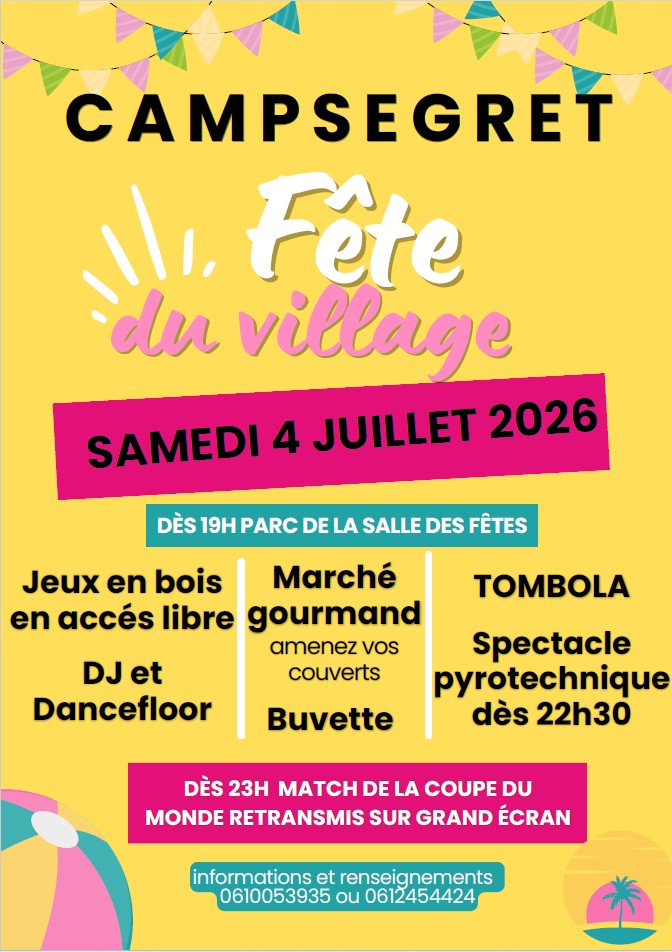Fête du village: Marché gourmand et spectacle  ...