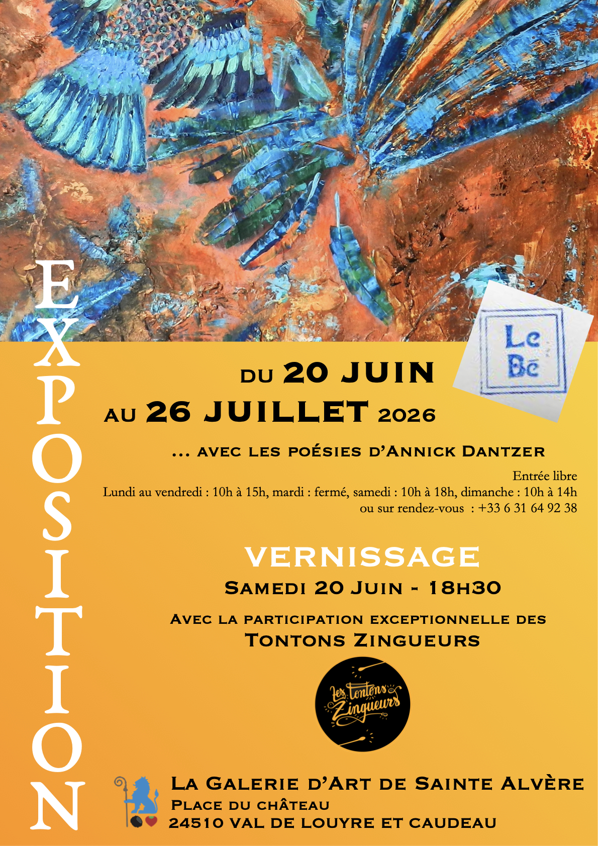 Exposition de peintures et poésies