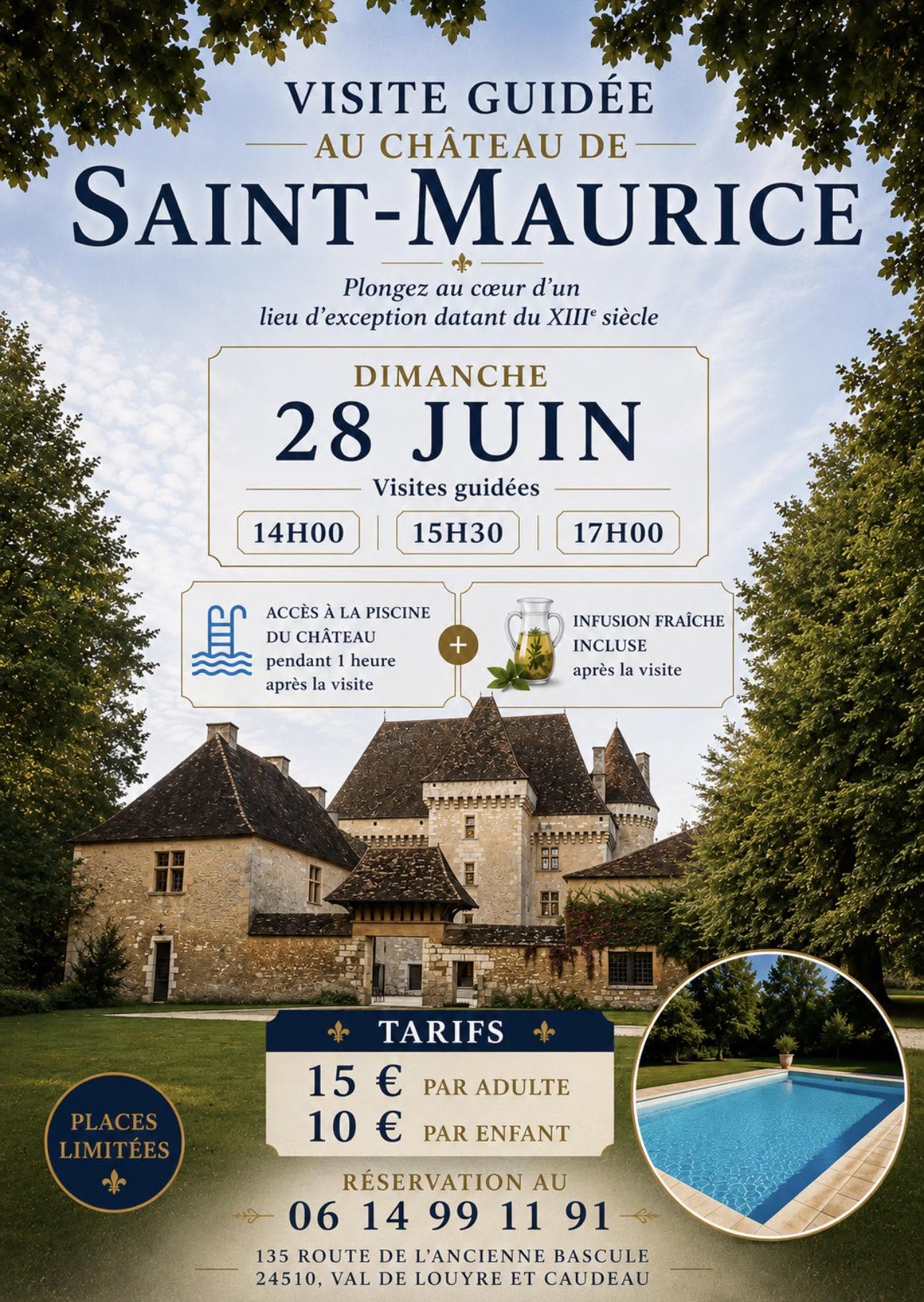 Visite guidée au Château de Saint Maurice