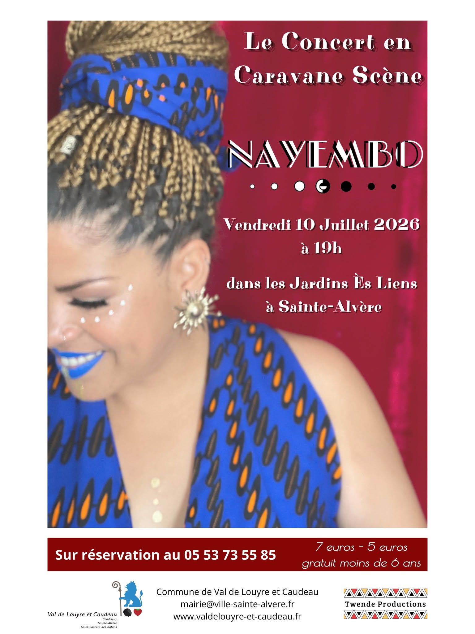 Nayembo, le concert en caravane scène