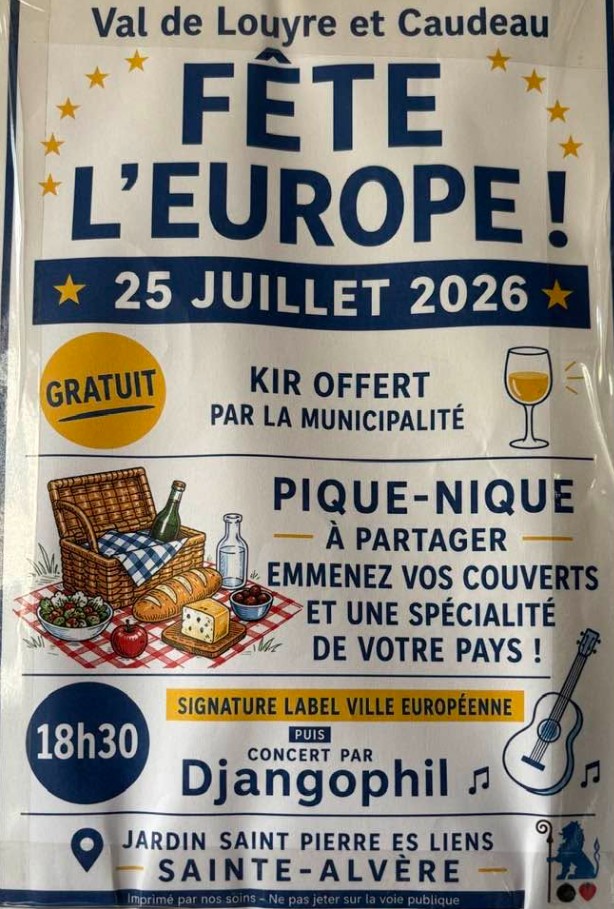Val deLouyre et Caudeau fête l'Europe