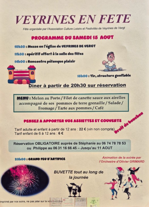 Veyrines en fête