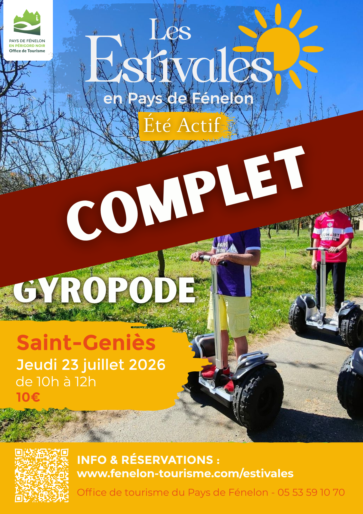 ÉTÉ ACTIF : Gyropode à Saint-Genies [COMPLET]
