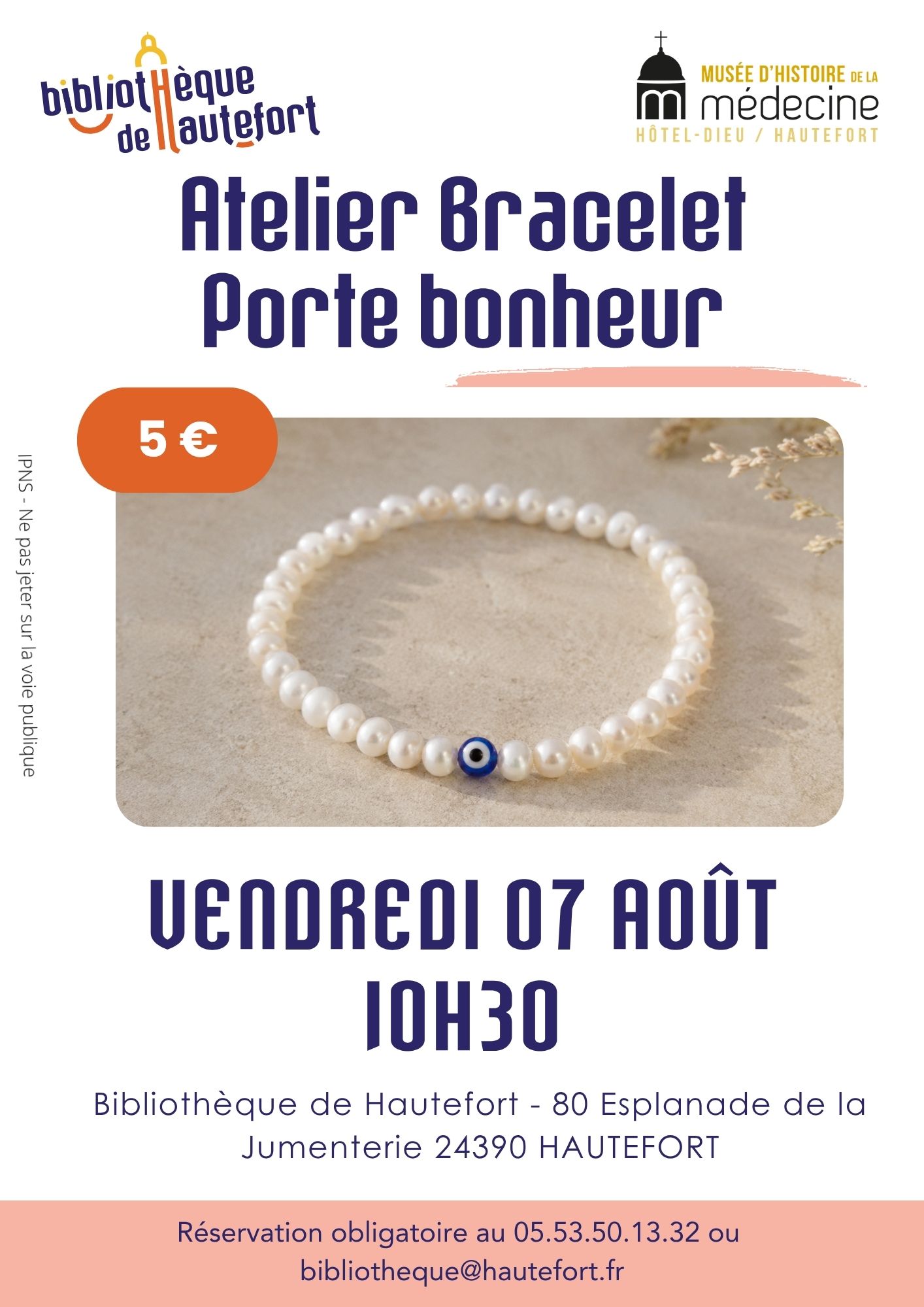 Atelier bracelet porte-bonheur