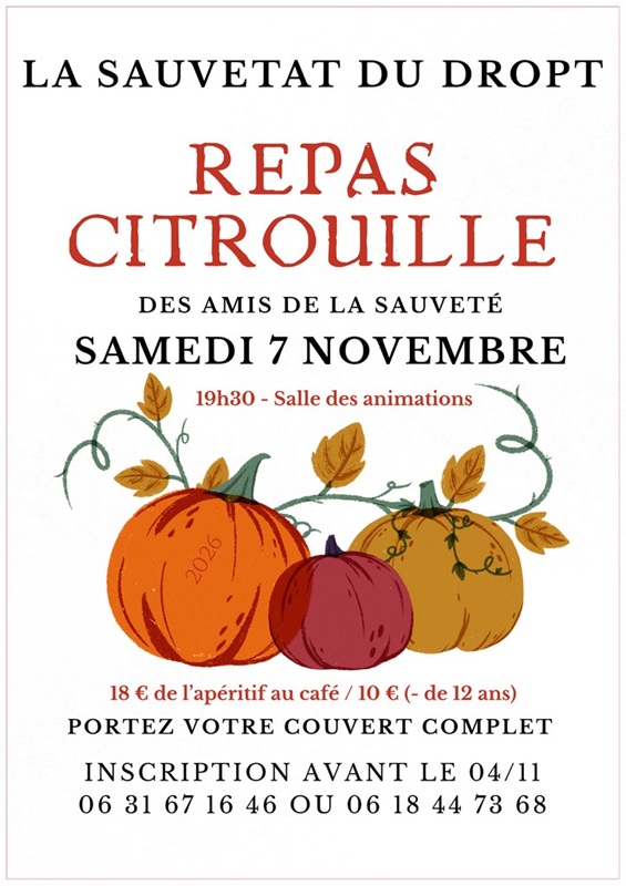 Repas Citrouille