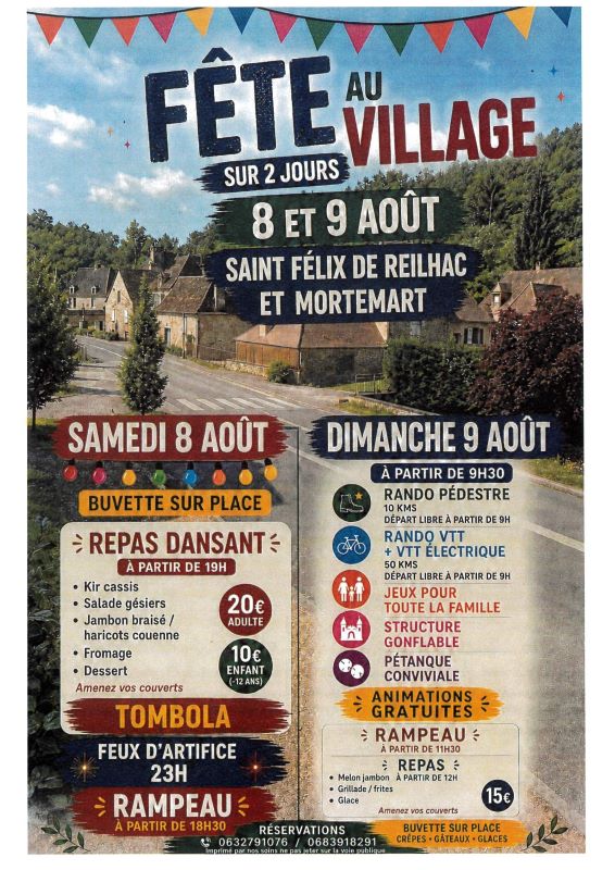 Fête du village de Saint Félix de Reilhac et M ...
