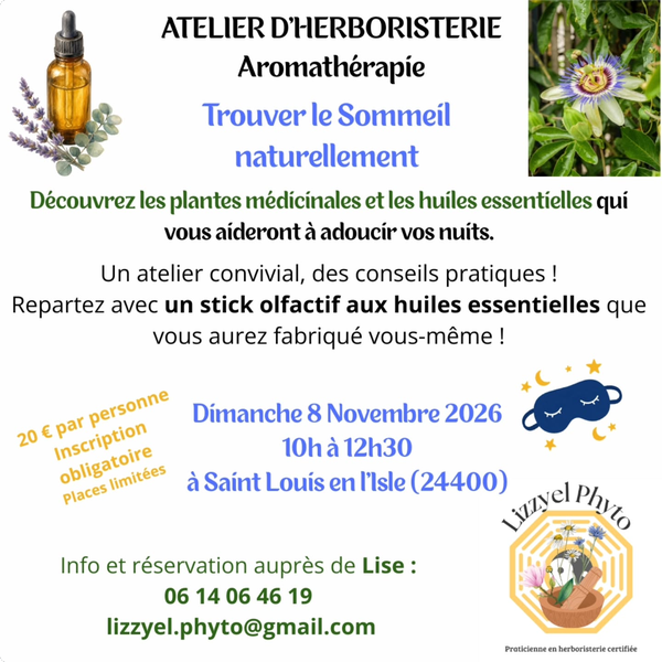 Atelier d’herboristerie