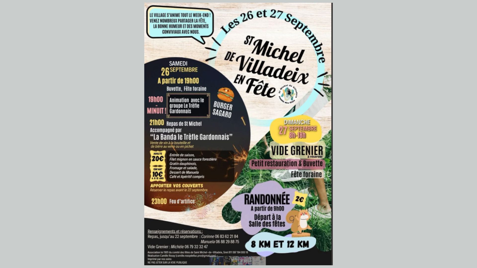 Saint Michel de Villadeix en fête