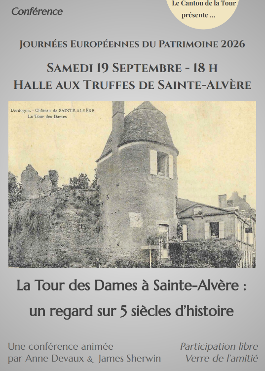 Journées du patrimoine: conférence à Sainte Alvère