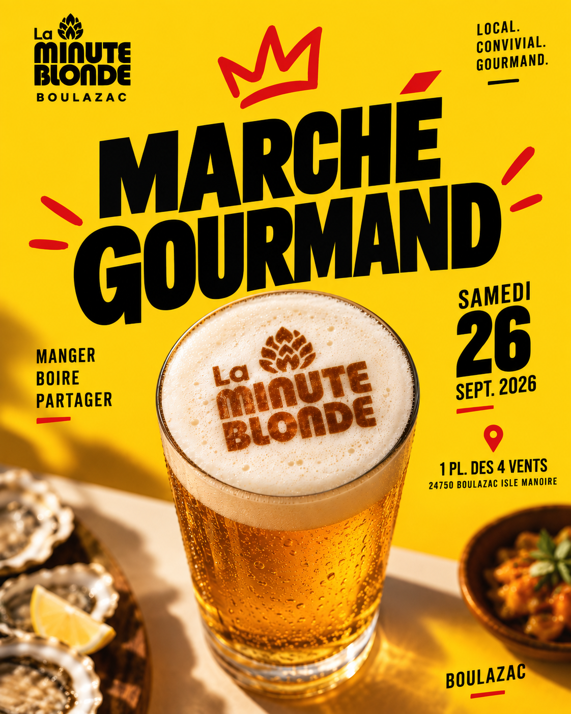 Marché gourmand à Boulazac