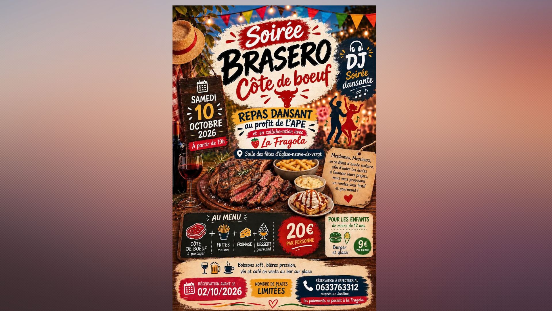 Soirée braséro
