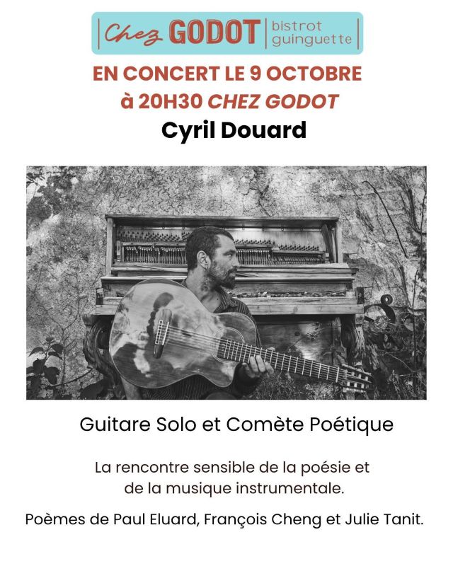 Concert de Cyril Douard Chez Godot