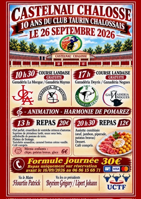 10 ans du Club Taurin Chalossais