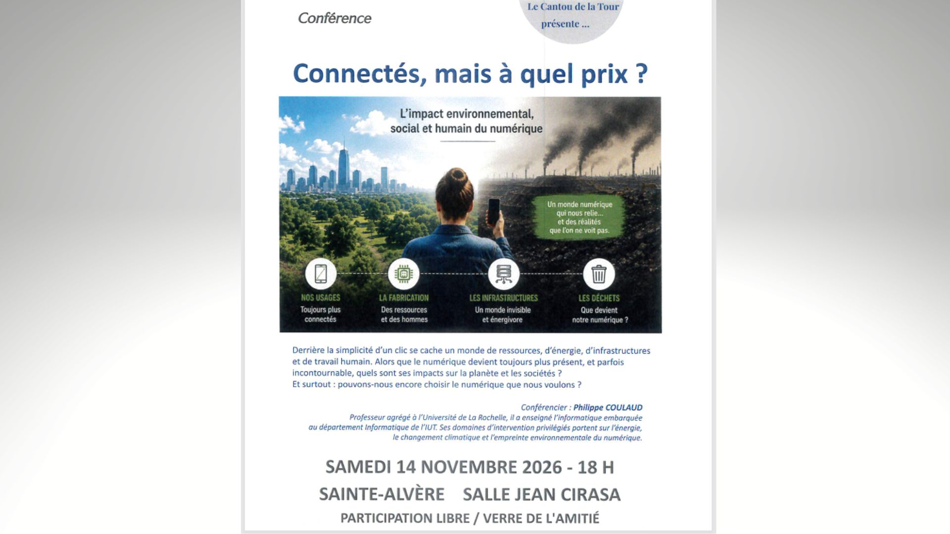 Conférence: technologie et environnement