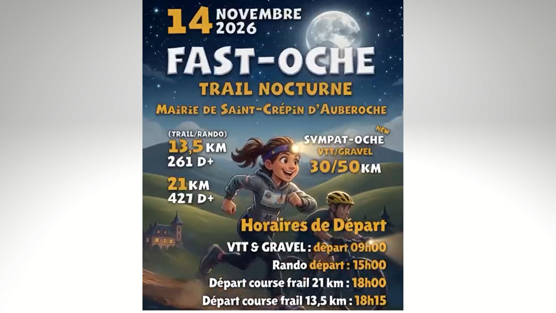 Trail nocturne "Fact-oche"