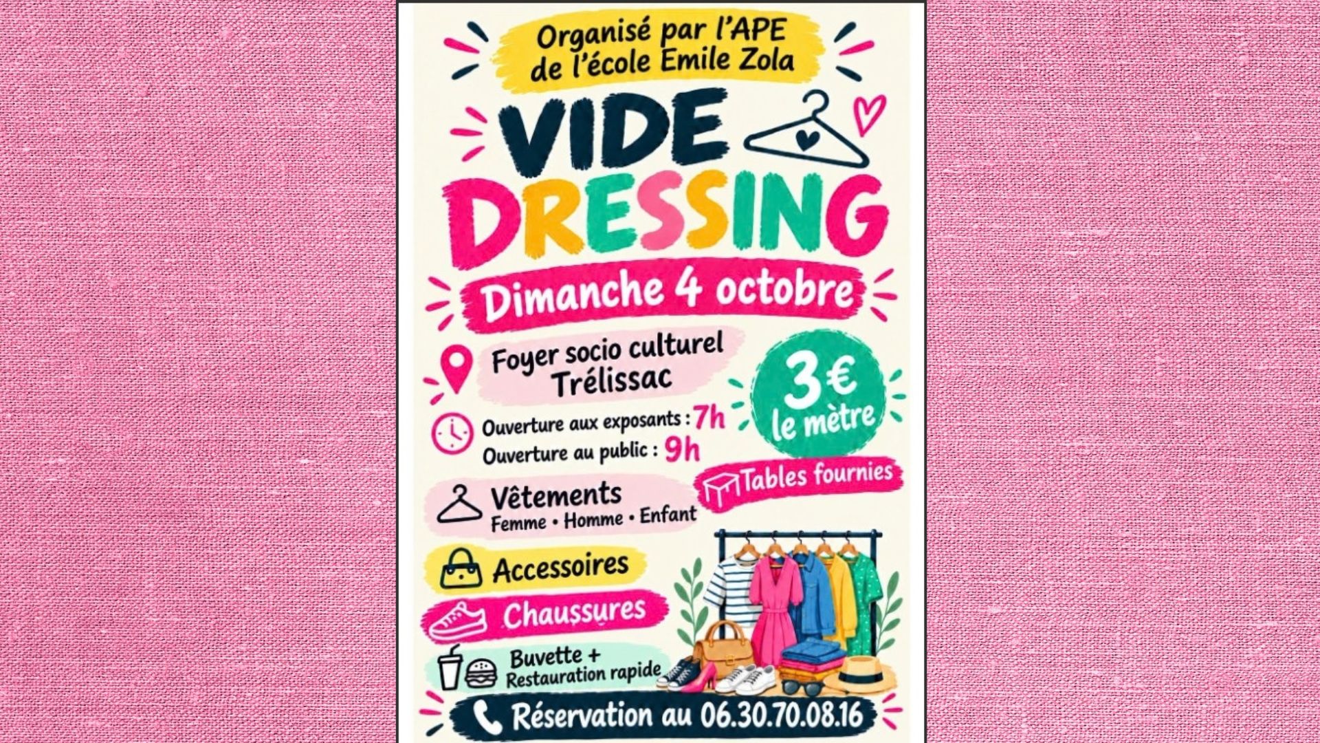 Vide-dressing