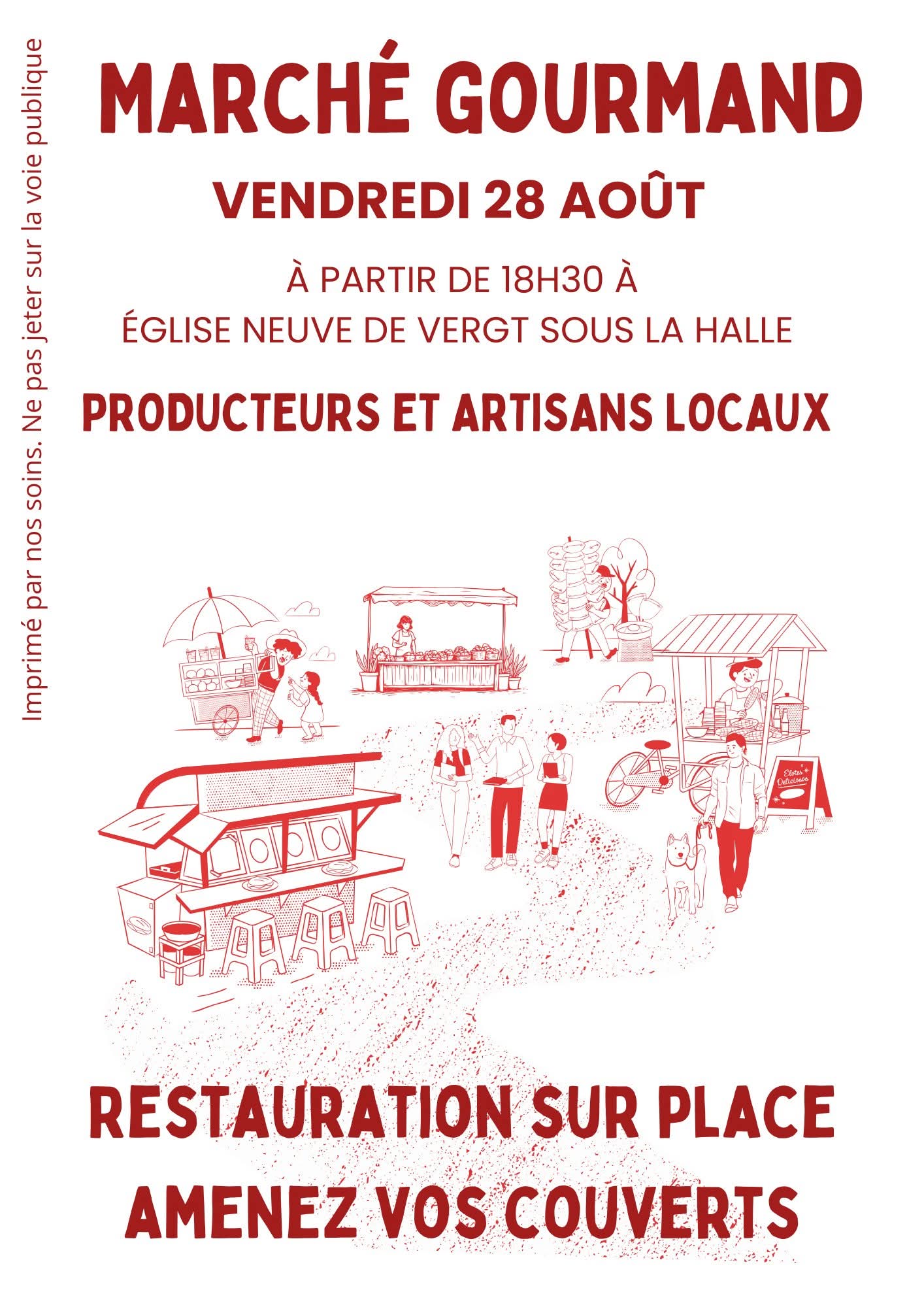 Marché nocturne d'Eglise neuve de Vergt