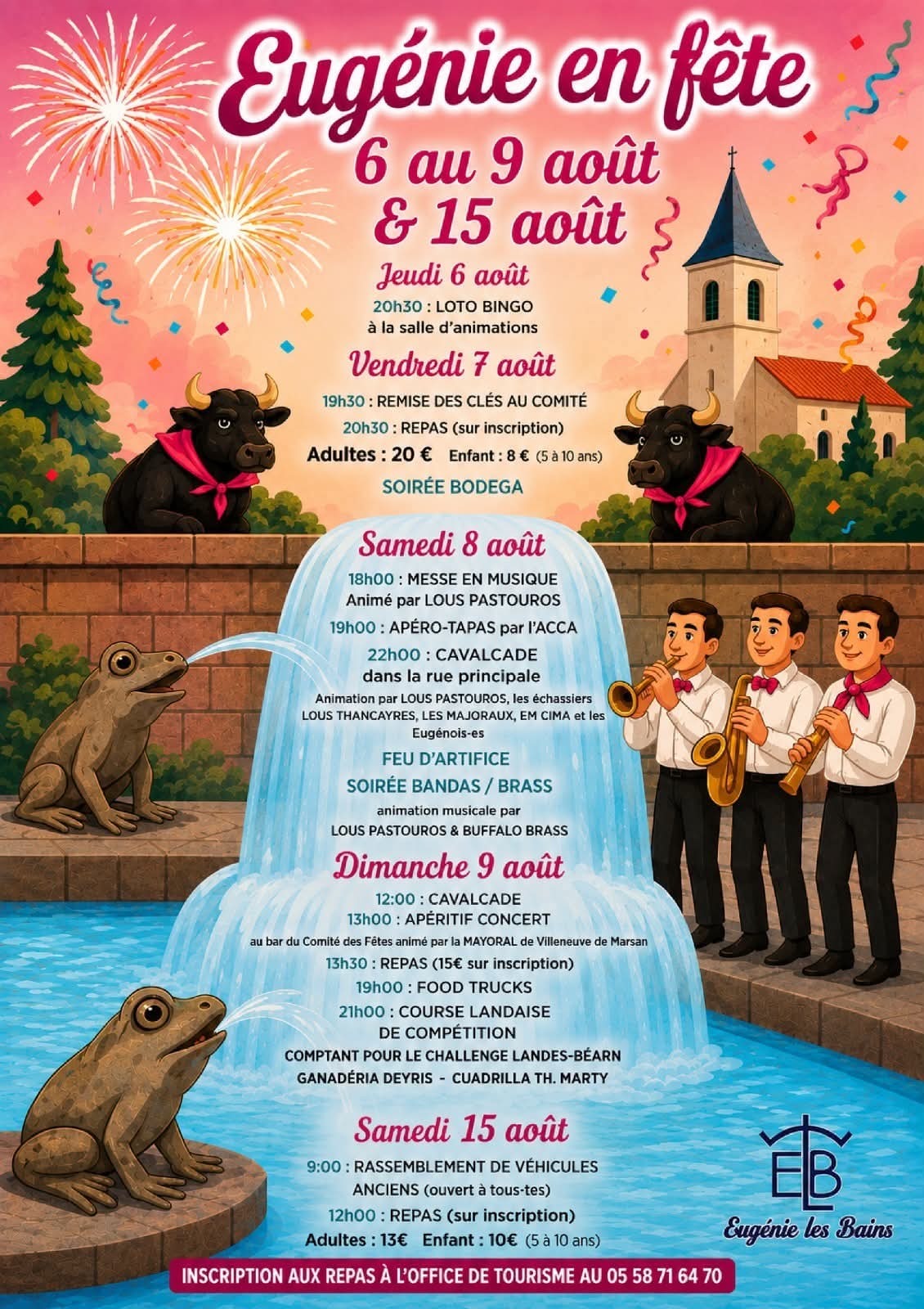 Fêtes d'Eugénie : exposition de voitures anciennes