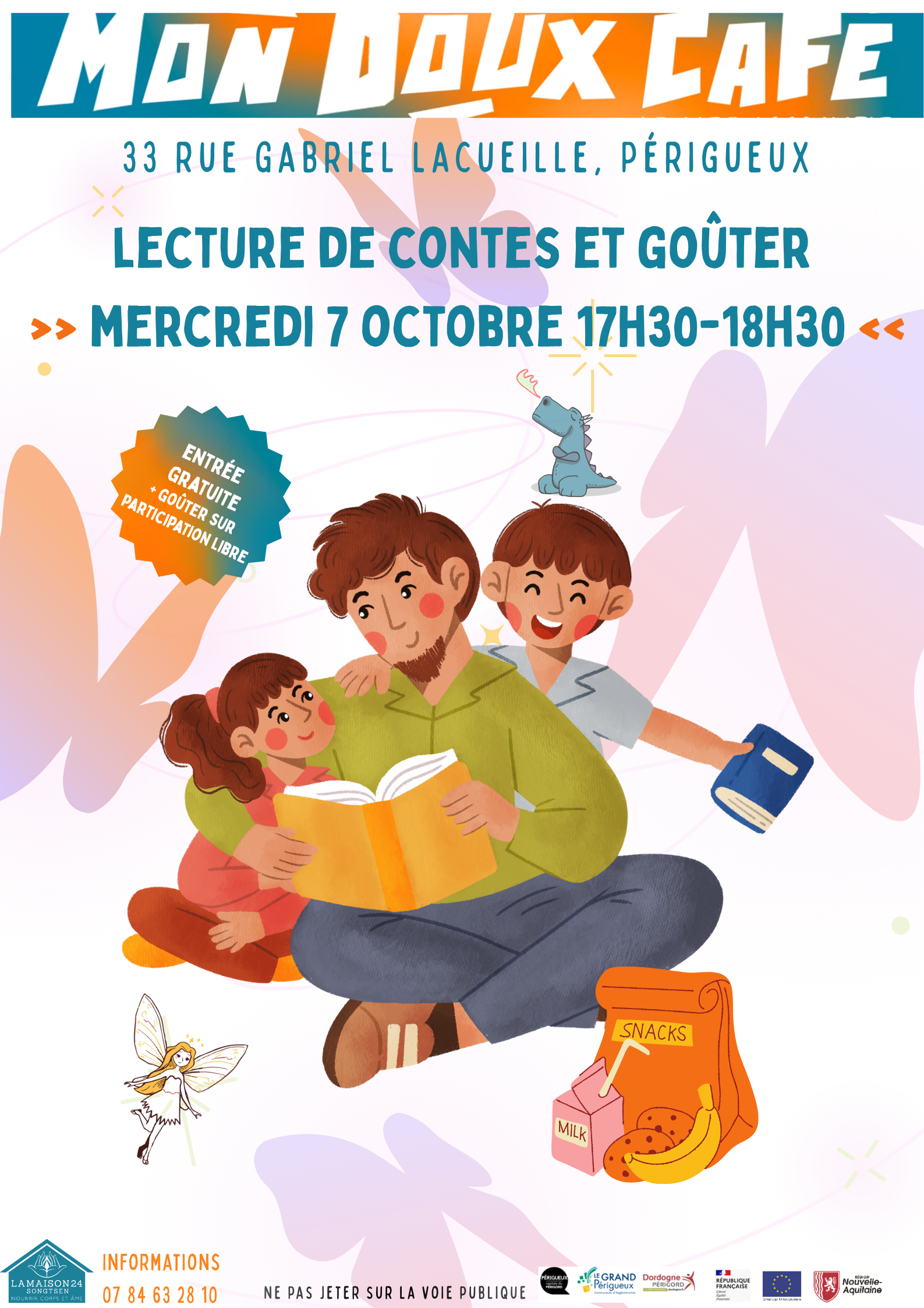 Lecture de contes et goûter