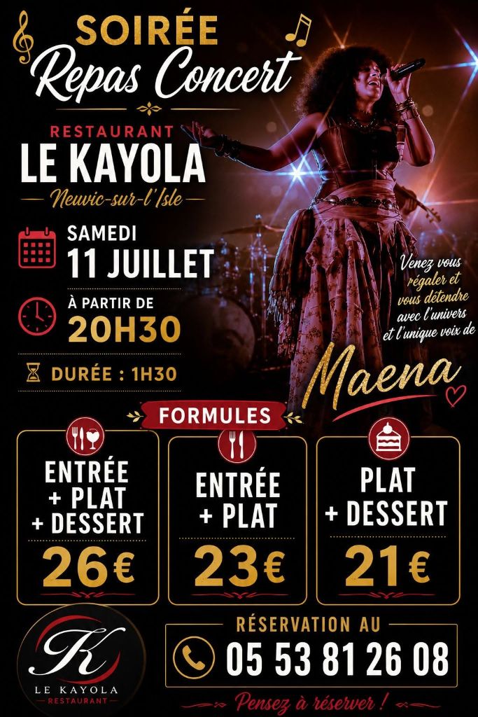 Soirée repas-concert