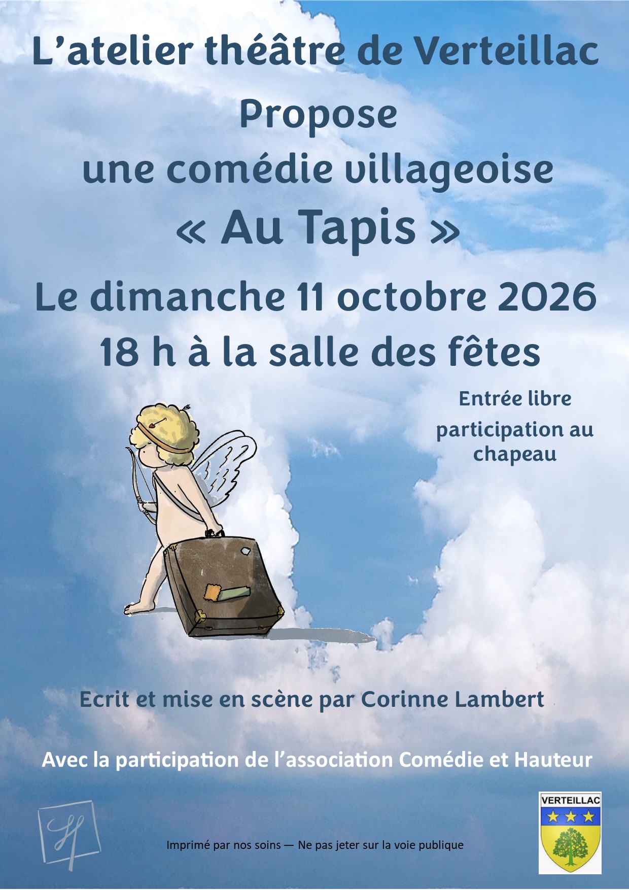 "Au tapis" comédie villageoise
