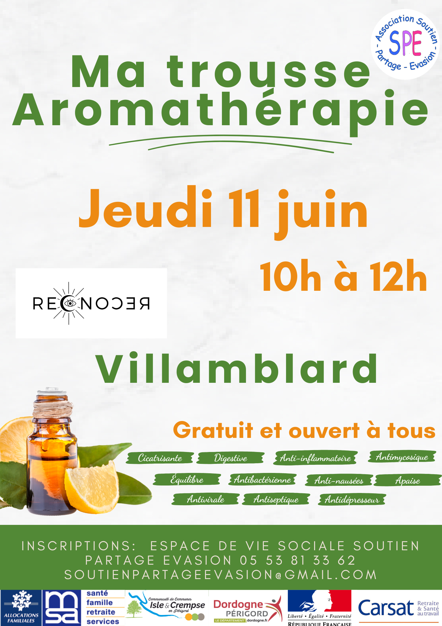 Atelier aromathérapie