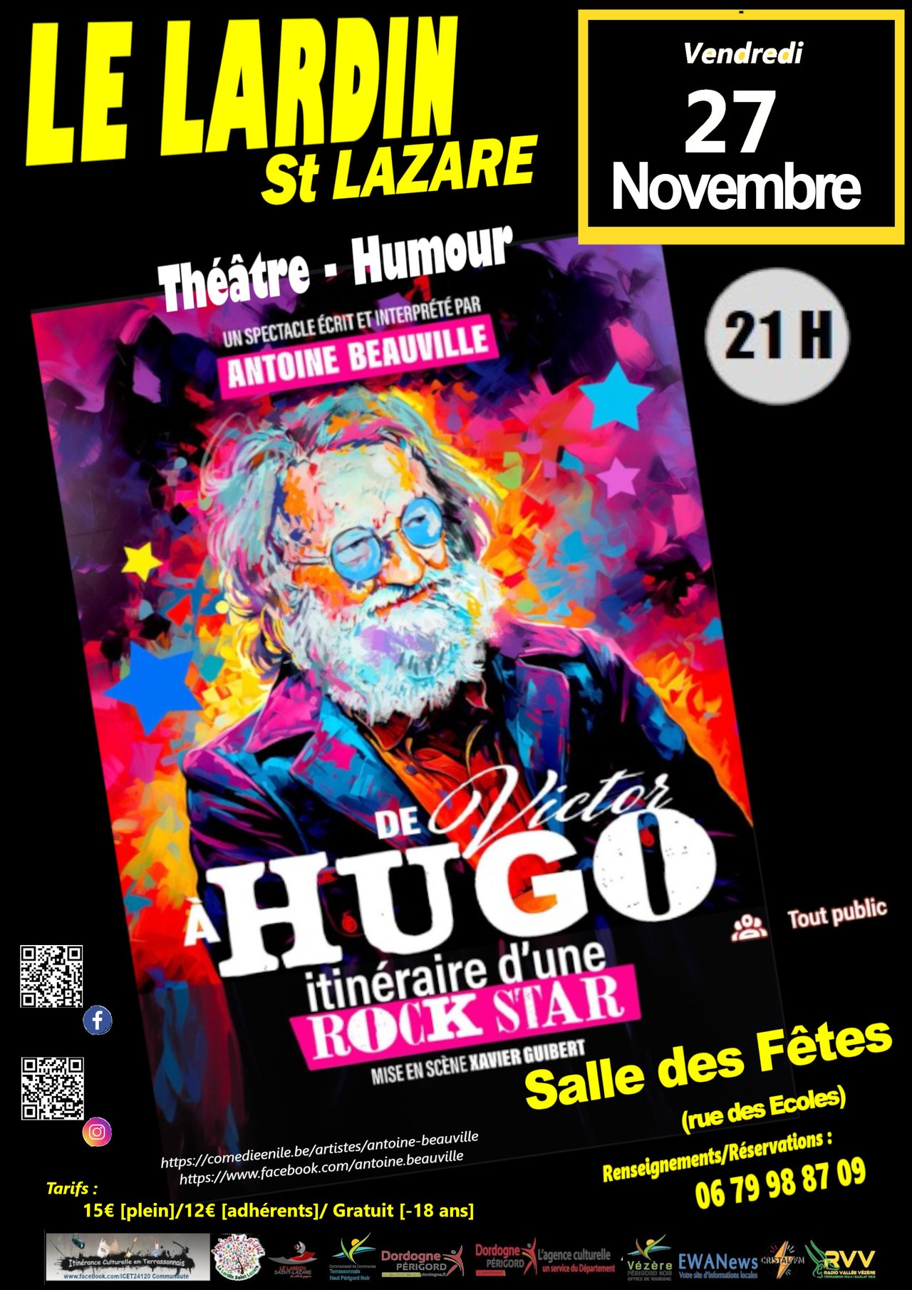 De Victor à Hugo, itinéraire d’une Rock Star