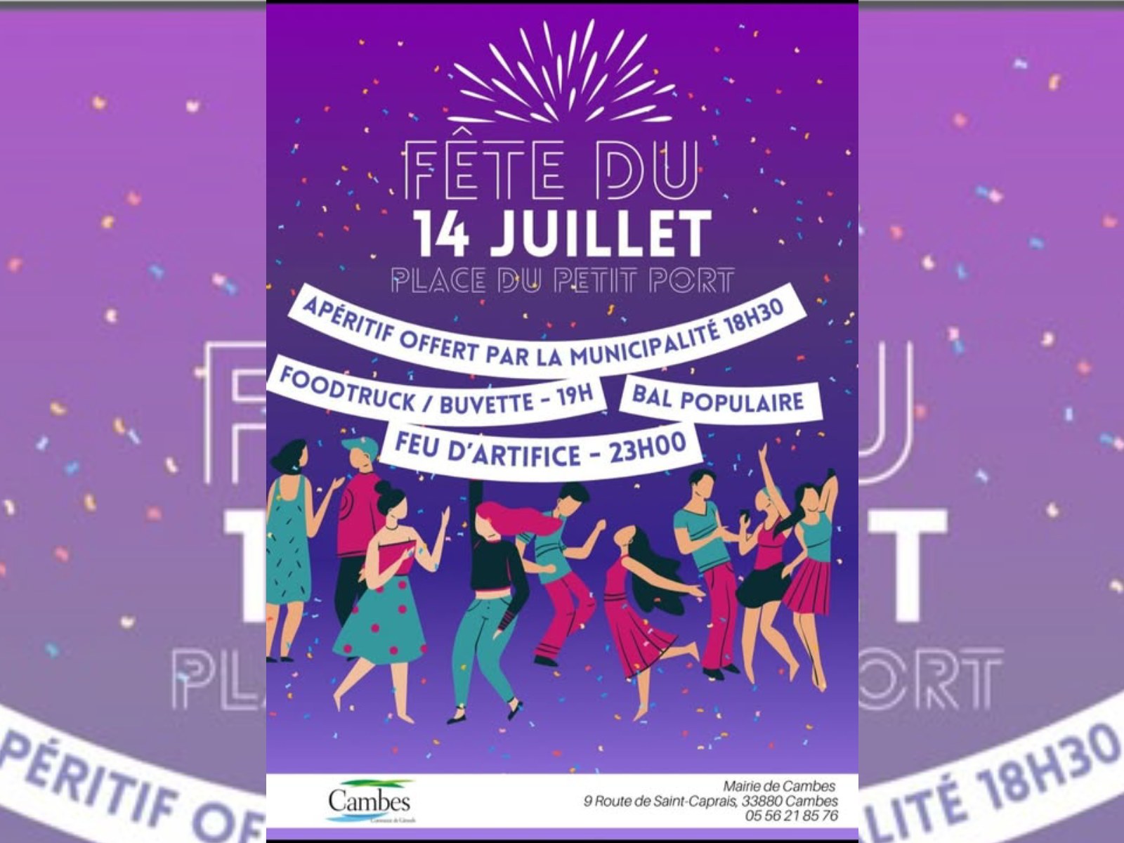 Fête nationale à Cambes